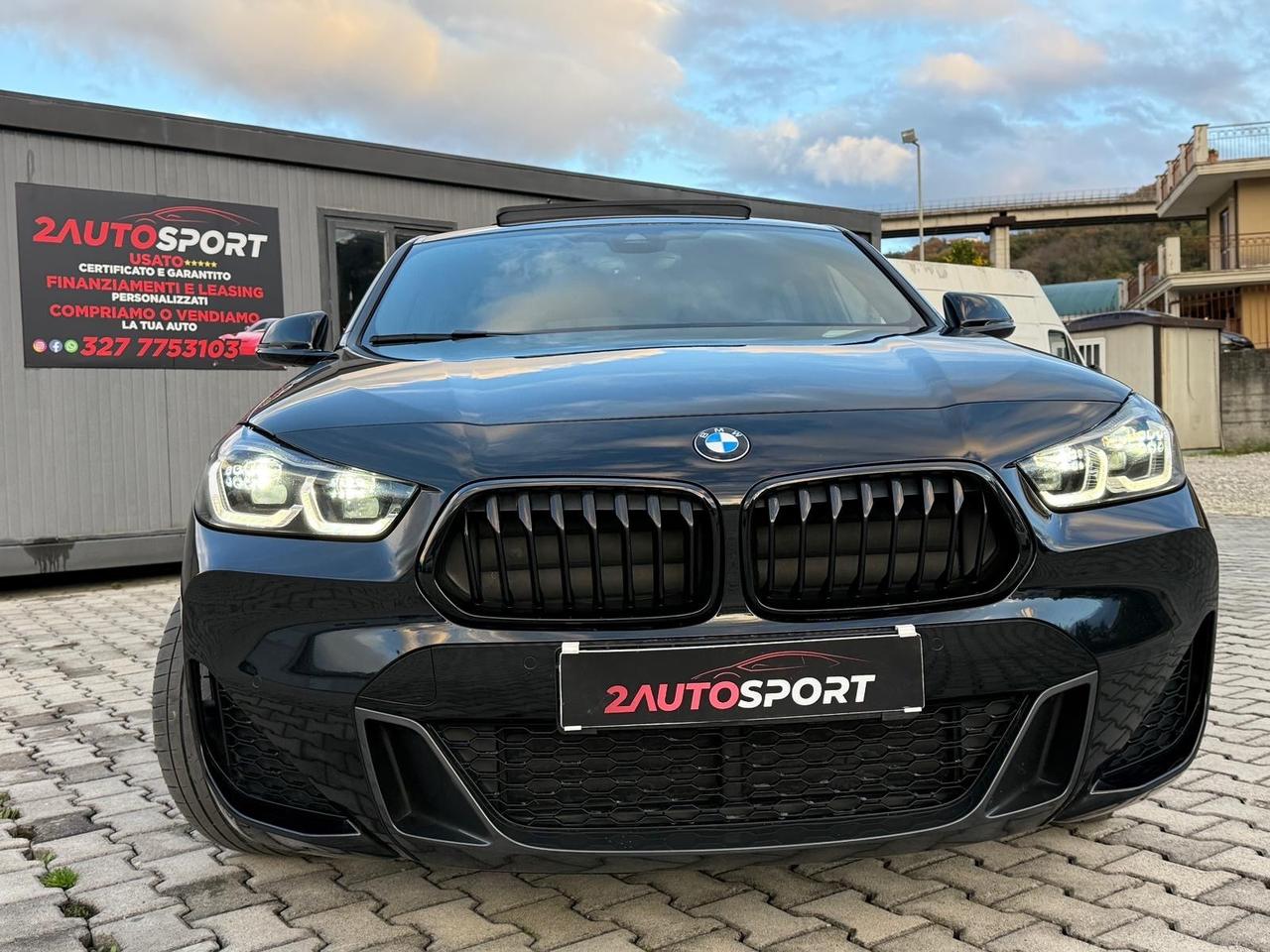 BMW X2 MSPORT XDRIVE 150CV UNICO PROPRIETARIO NAVI LED TETTO 2021