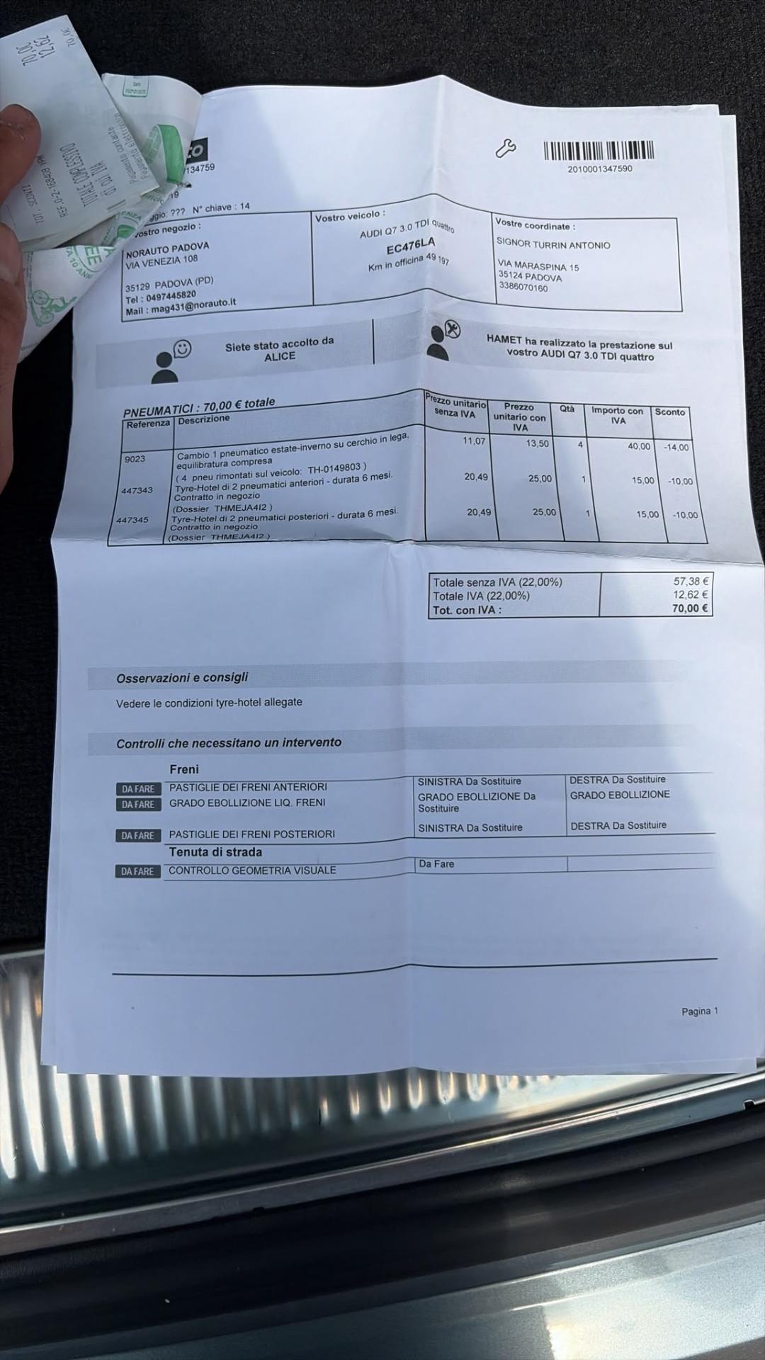 Audi Q7 3.0 V6 TDI 240 CV 69.000km QUATTRO