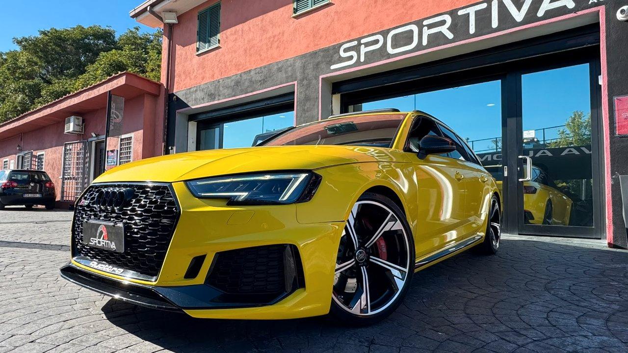 Audi SOLO MATRIMONI CON AUTISTA RS4 Avant 2.9 tfsi Exclusive edition Blu Nogaro quattro 450cv tiptronic