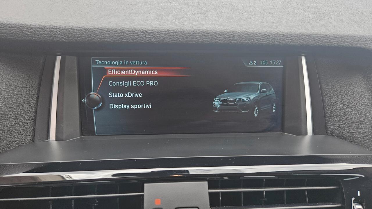 Bmw X3 xdrive20d auto 190 CV NAVY-CAMERA-LED
