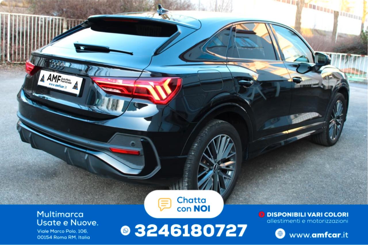 Audi Q3 Sportback 2.0 TDI 3x S Line LED/Virt/Keyles