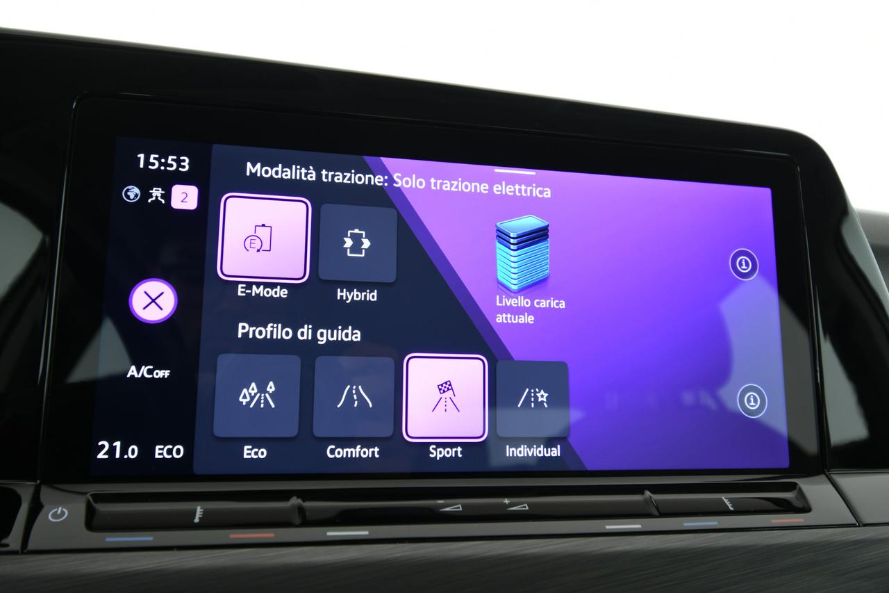 VOLKSWAGEN Golf 1.4 tsi ehybrid Style 204cv dsg CAMERA+APP CONNECT+ACC