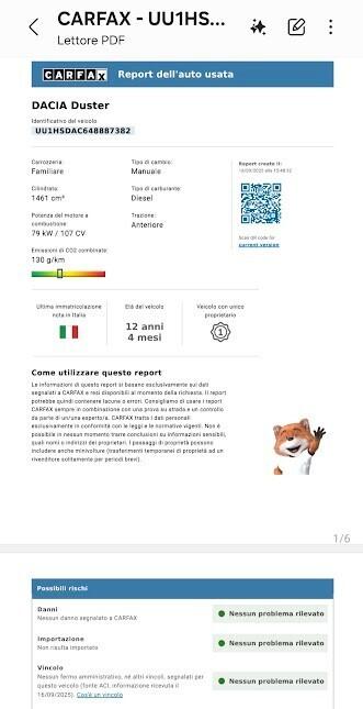 Dacia Duster 1.5 dCi 110CV 4x2 Lauréate