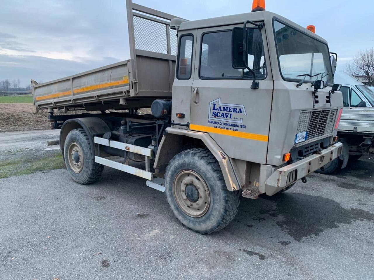 Iveco Lancia ACL 975 6611 M 4x4 Ribaltabile Spazzaneve