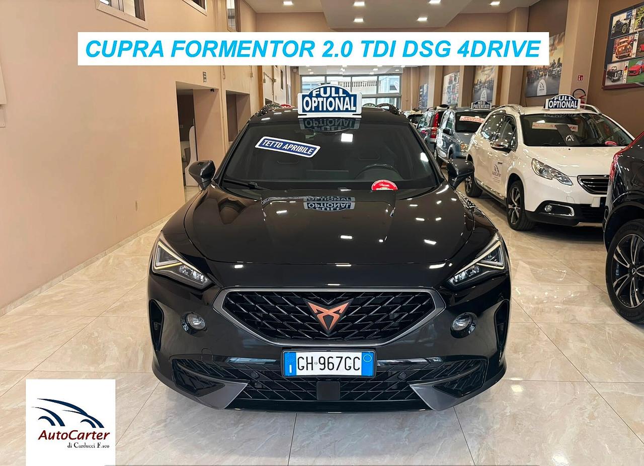 Cupra Formentor 2.0 TDI 150CV 4 DRIVE**TETTO**