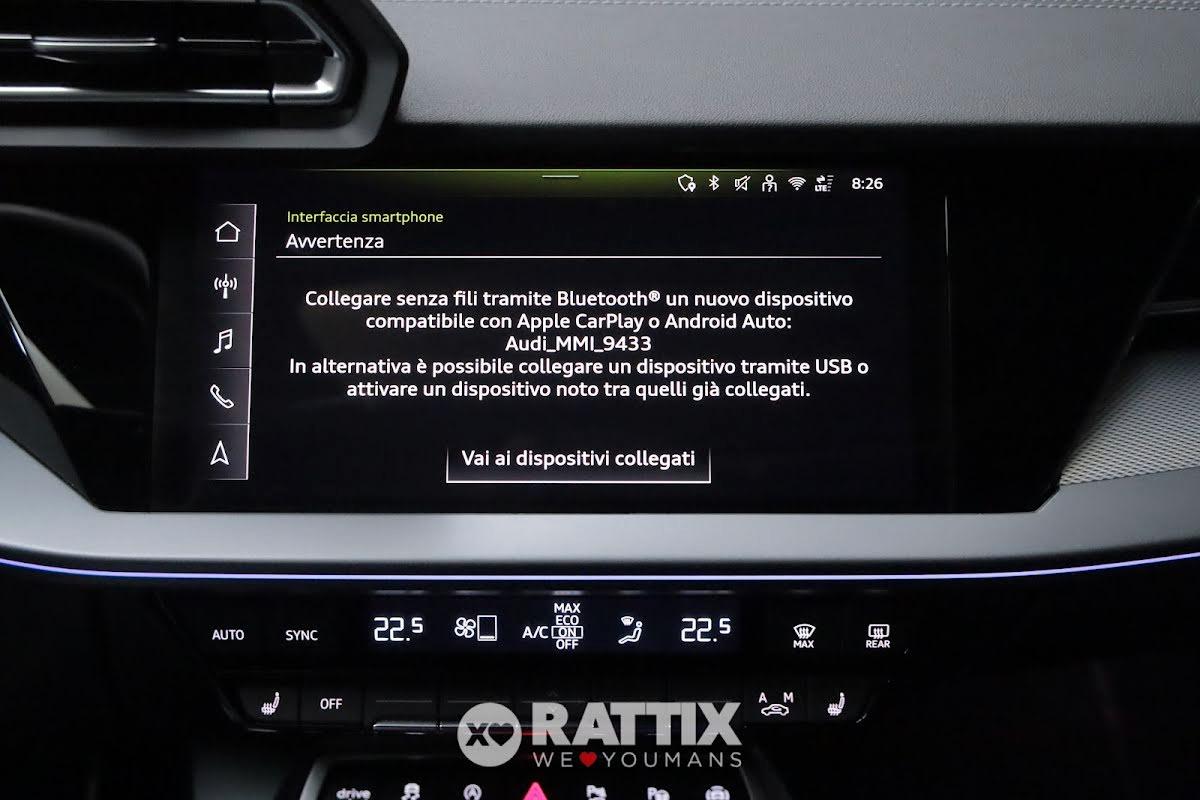 Audi A3 Sportback 35 2.0 tdi 150CV S line s-tronic + tetto apribile