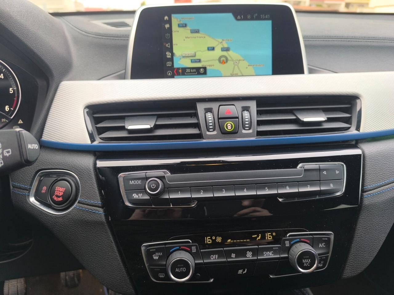 BMW X2 XDRIVE MSPORT 2.0 DIESEL 150cv km 78.000 BMW LUCI AMBIENT