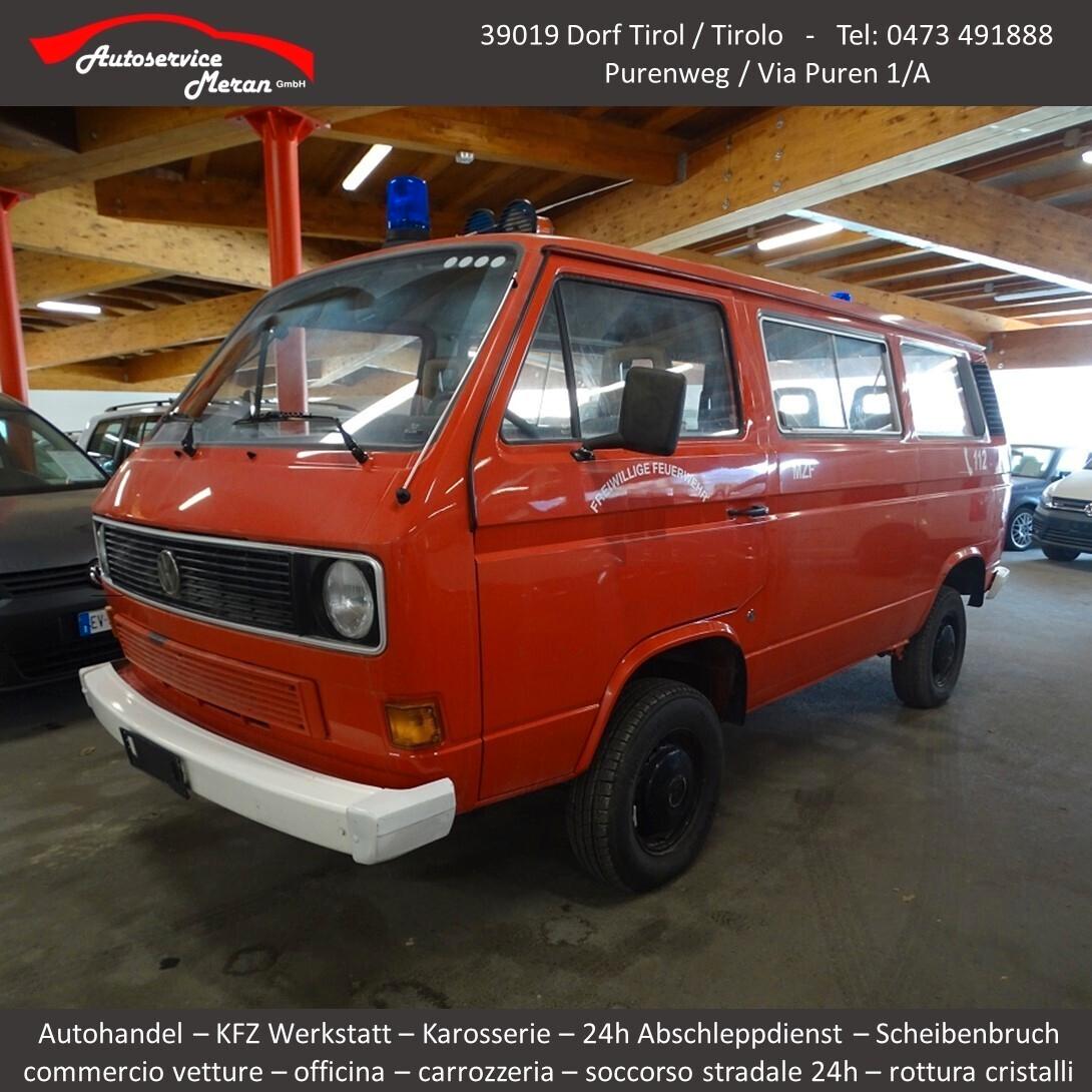 VW T3 Multivan 1.9 4x4 marce ridotte blocco differenziale 6 posti ex-vigili del fuoco