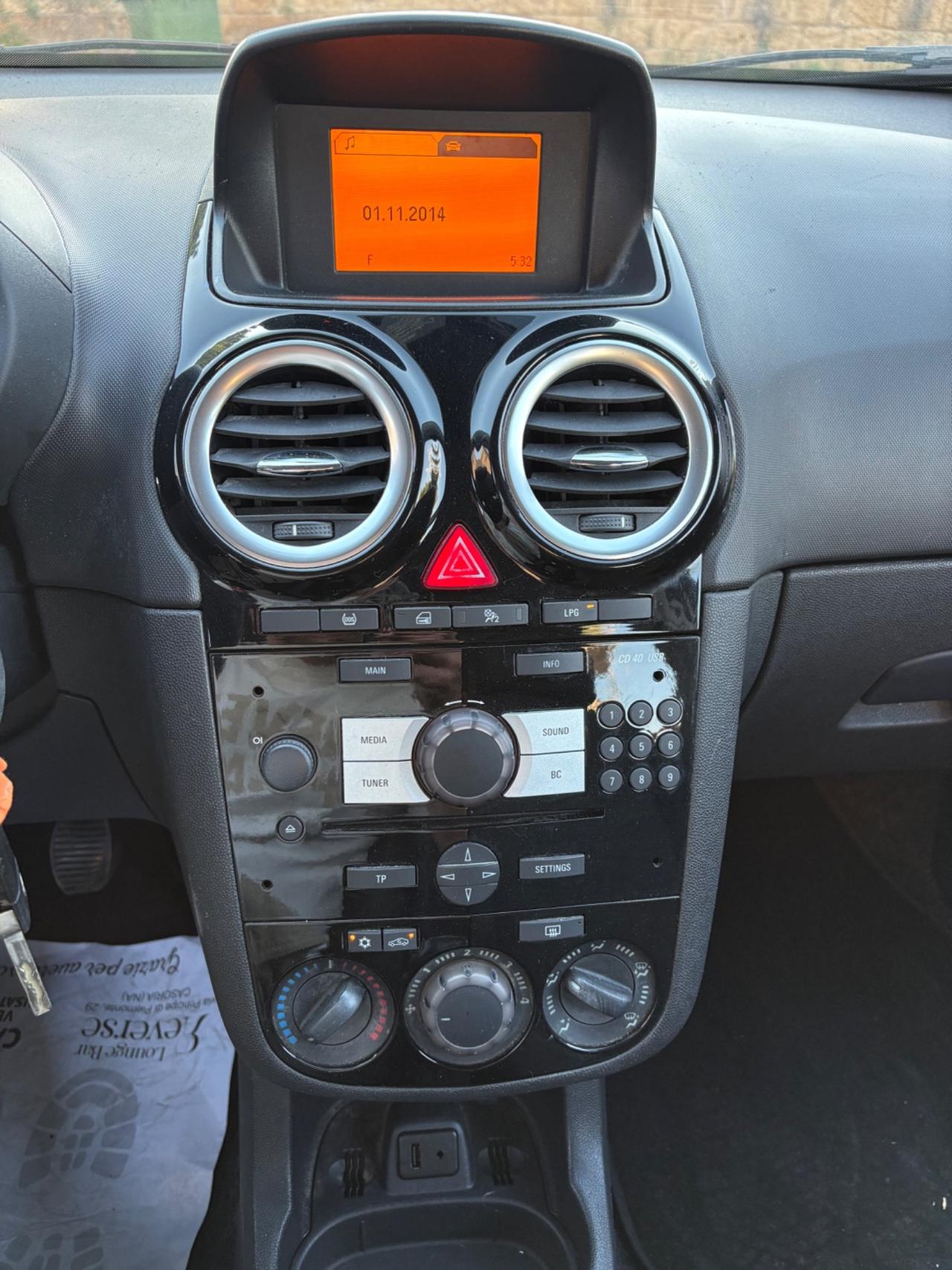 Opel Corsa 1.2 GPL 85CV scad. 2035 148000km