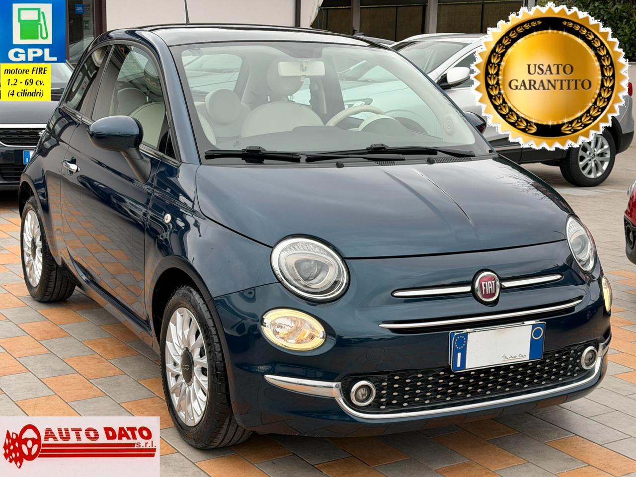 Fiat 500 1.2 69 cv. EasyPower LOUNGE (Imp. GPL)