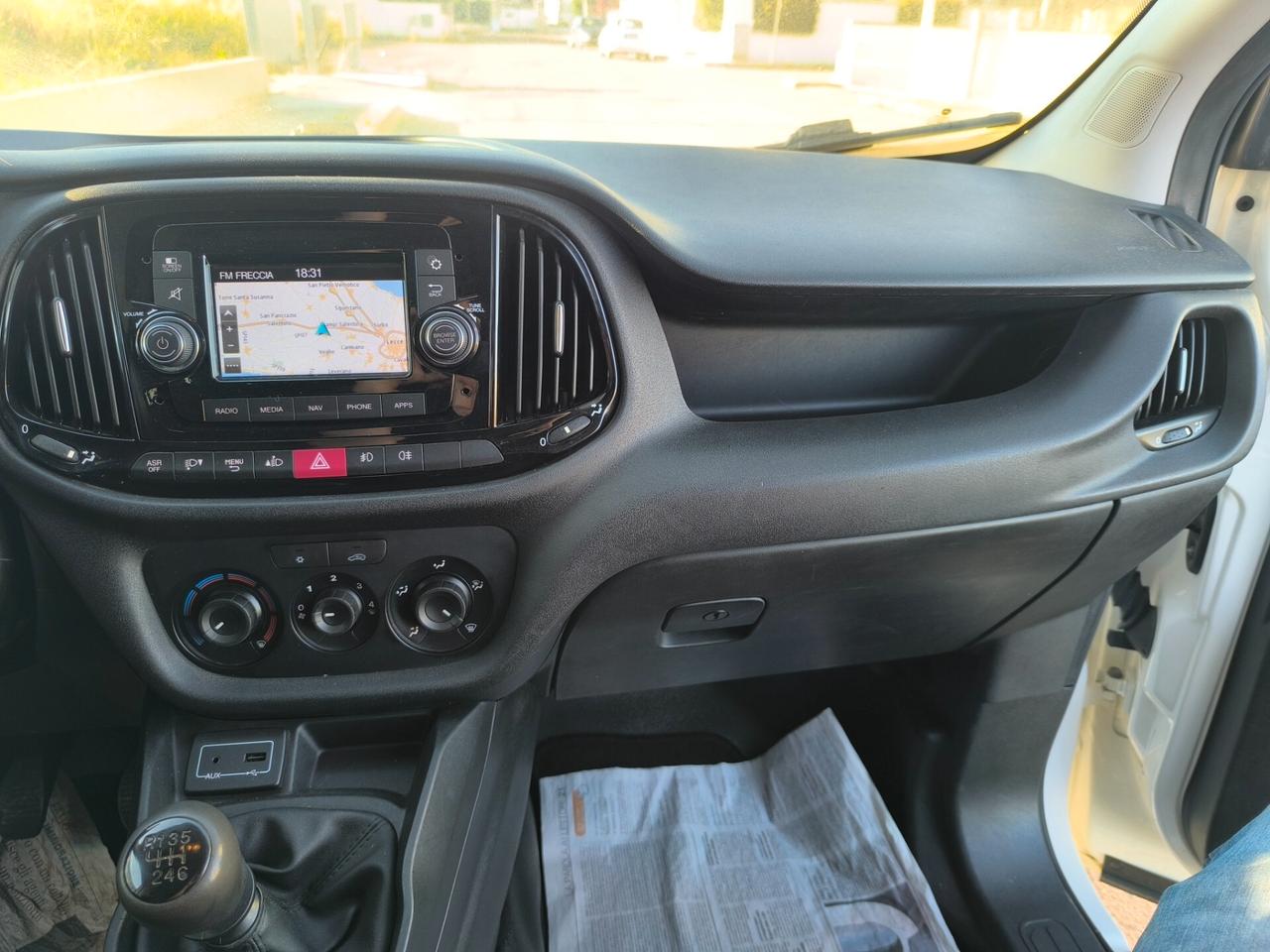 FIAT DOBLÒ 3 POSTI 1.6 DIESEL 08/2018 1 PROPRIETÀ NAVI/SENS.PARCHE