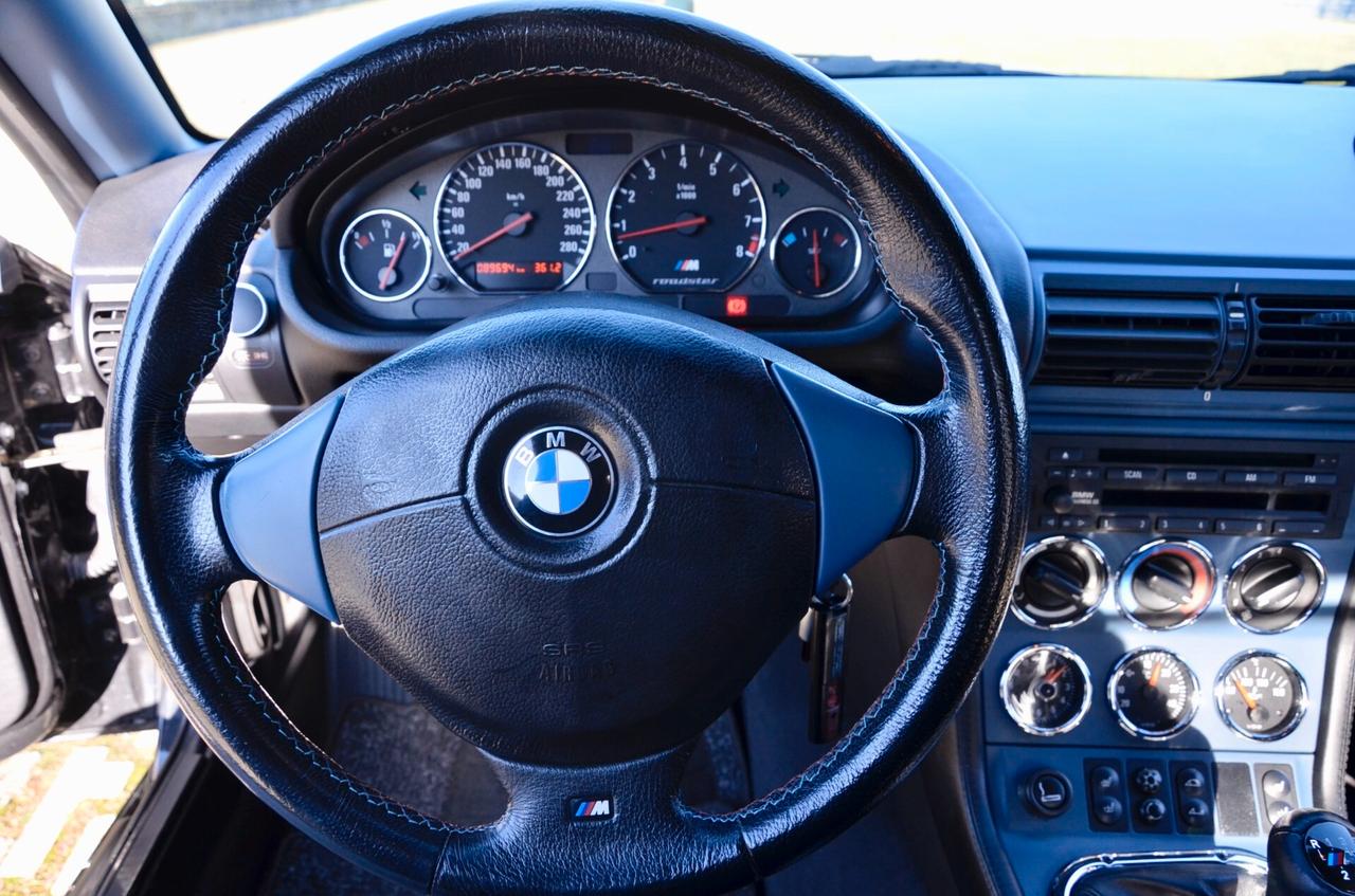 BMW Z3 M ROADSTER 3.2 321cv, STORICO SERVICE COMPLETO BMW, ISCRITTA ASI, PERMUTE