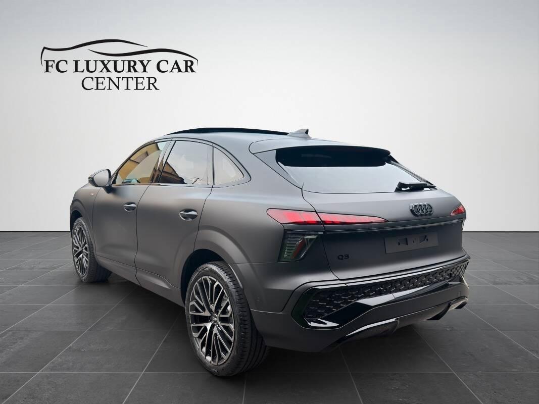 Audi Q3 Sportback 2.0 tdi S line edition 150cv s-tronic MARRONE MADEIRA OPACO PRONTA CONSEGNA