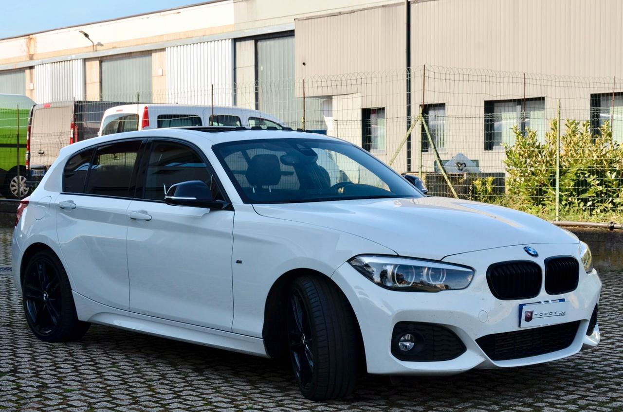 BMW 120d MSPORT 5p 190cv AUTO, TETTO, EURO 6B, SERVICE CON FATTURE, NAVI, PERMUTE