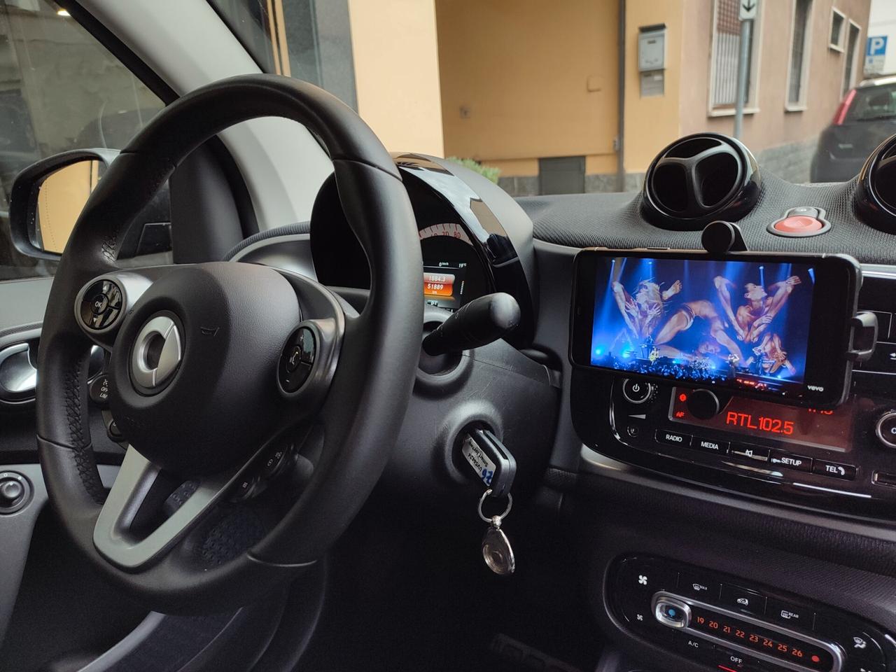 Smart ForTwo 70 1.0 twinamic cabrio Passion Capote Rossa Ok neopatentati