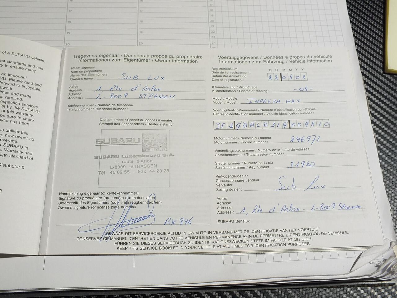 Subaru Impreza 2.0 turbo 16V cat WRX