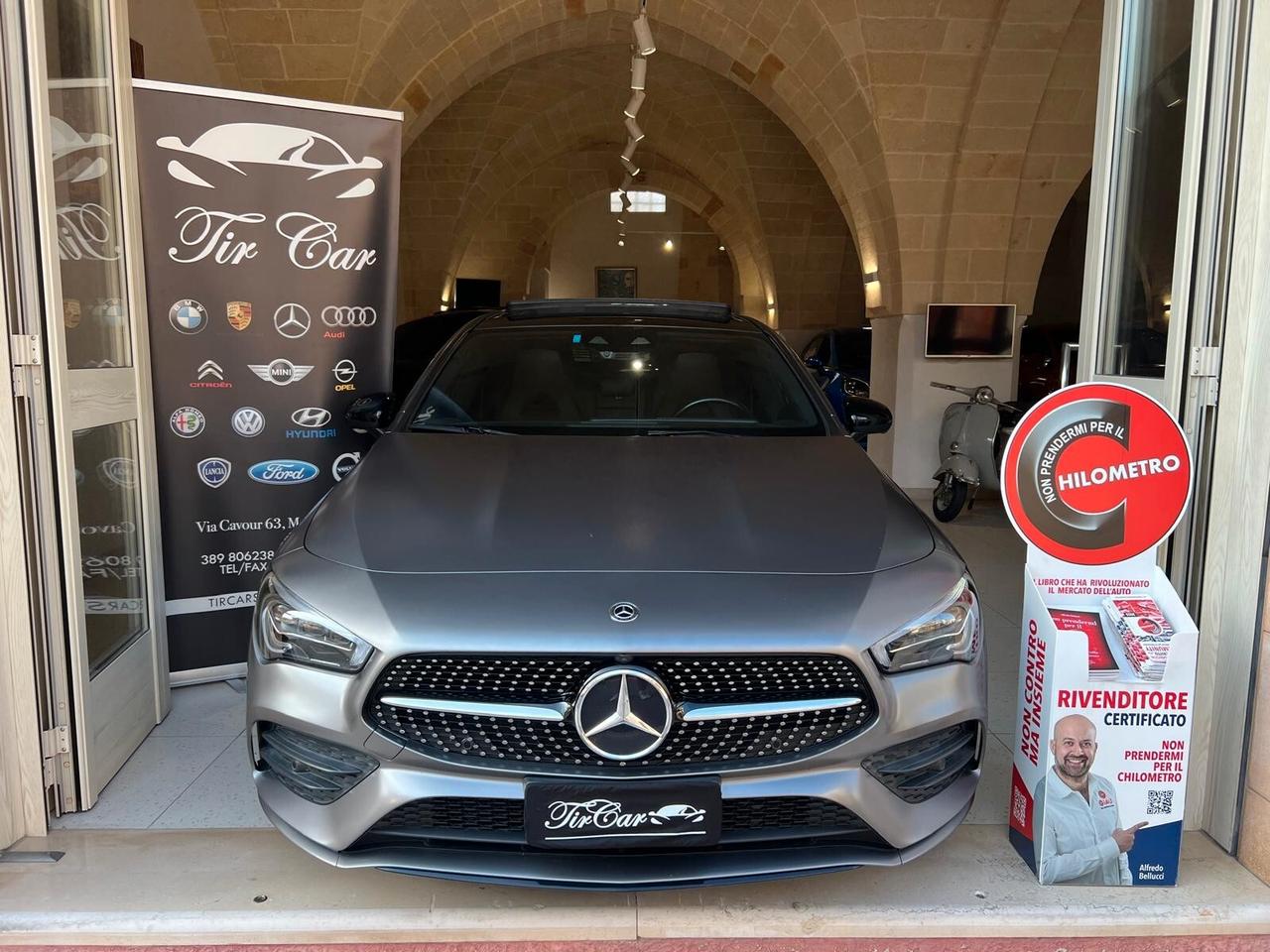 MERCEDES BENZ CLA 200 PREMIUM 1.3 163CV TETTO PELLE NAVI ANNO 2019
