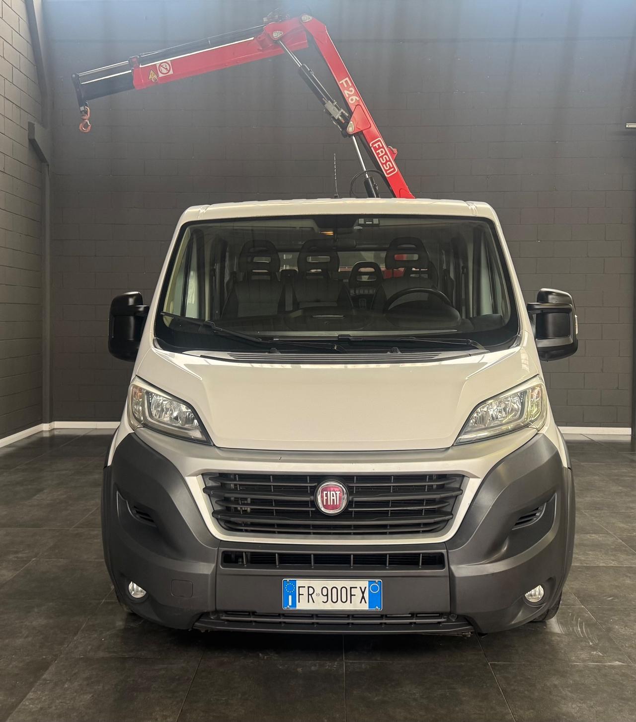 Fiat Ducato Maxi DOPPIA CABINA 7posti GRU FASSI ca