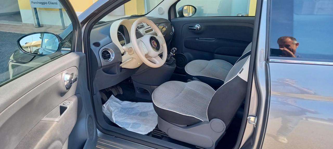Fiat 500 1.2 Benzina Modello Lounge Totalmente Revisionata e Tagliandata SOLO 90.450 KM. Euro 6B anche per Neopatentati.