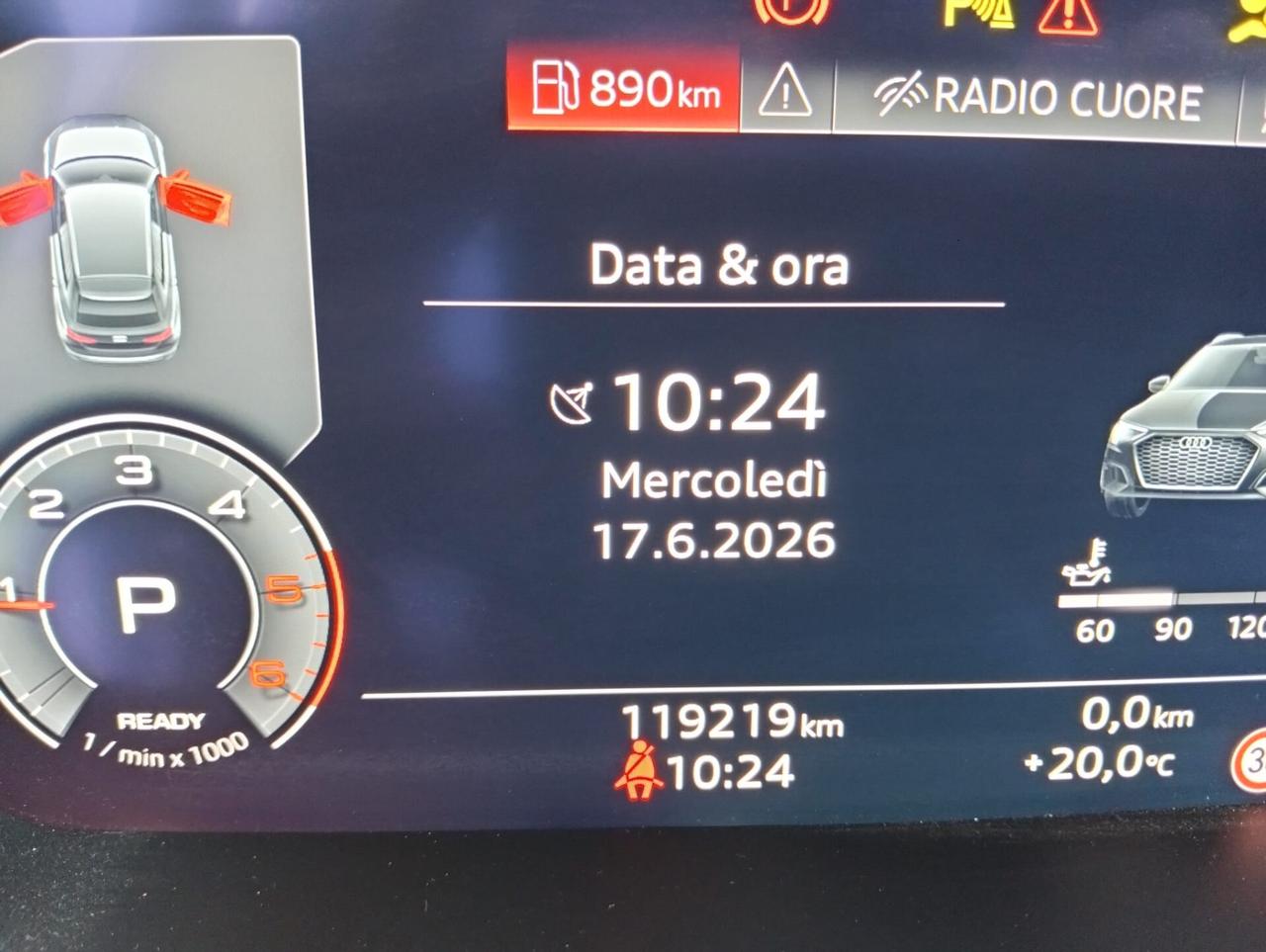 Audi A3 SPB 2.0 TDI 150cv S-tronic 2021 SINISTRATA
