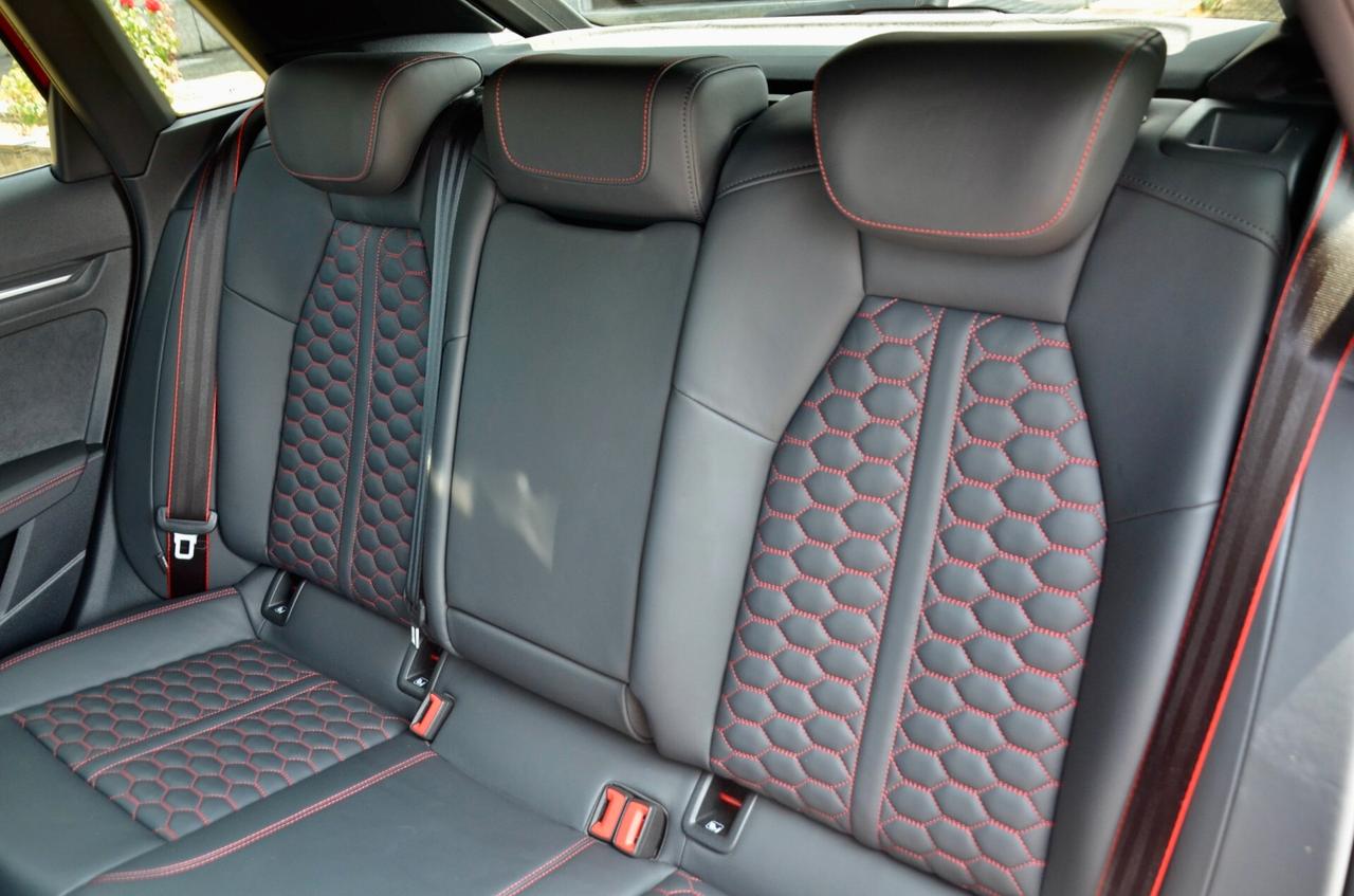 AUDI RS3 SPORTBACK 2.5 TFSI QUATTRO 400cv S-TRONIC, SERVICE AUDI, TETTO, DYNAMIC PACK, SCARICO, MATRIX, BANG & OLUFSEN, PERMUTE