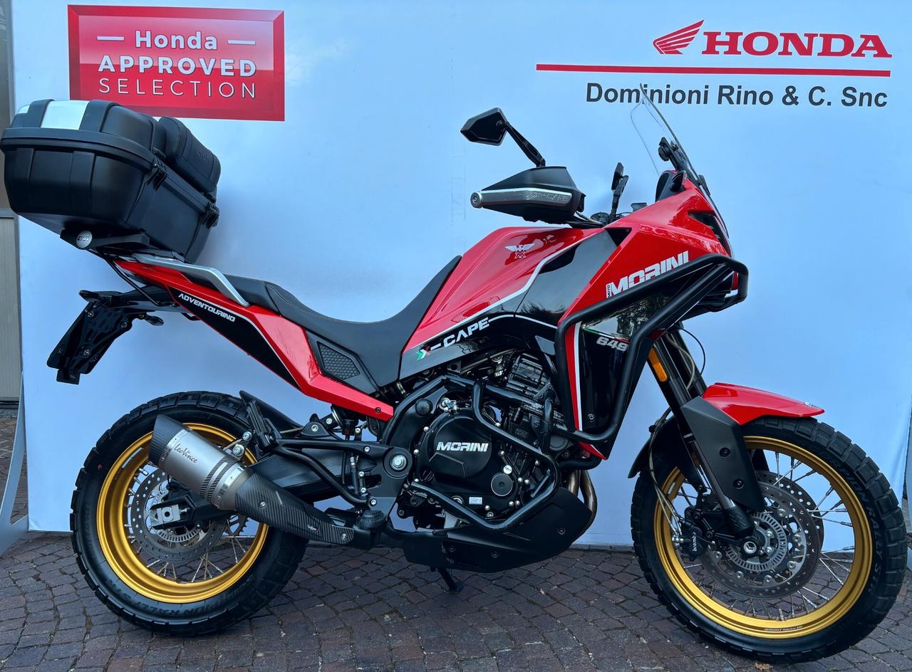 Moto Morini X-Cape 650 Gold Wheels Edition