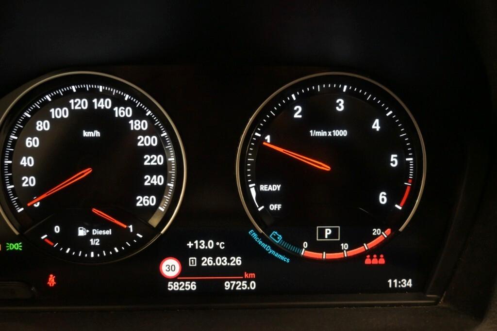 BMW X1 16D 115CV STEPTRONIC S-DRIVE BUSINESS ADVANTAGE ( CRUISE - TETTO PANORAMICO APR. - NAVI - PARK ASSISTANT )