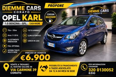 Opel Karl 1.0 73 CV GPL Innovation - Tetto 2016
