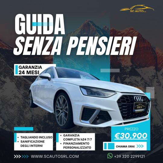 Audi A4 Avant 40 2.0 tdi mhev S line edition quattro 204cv s-tronic