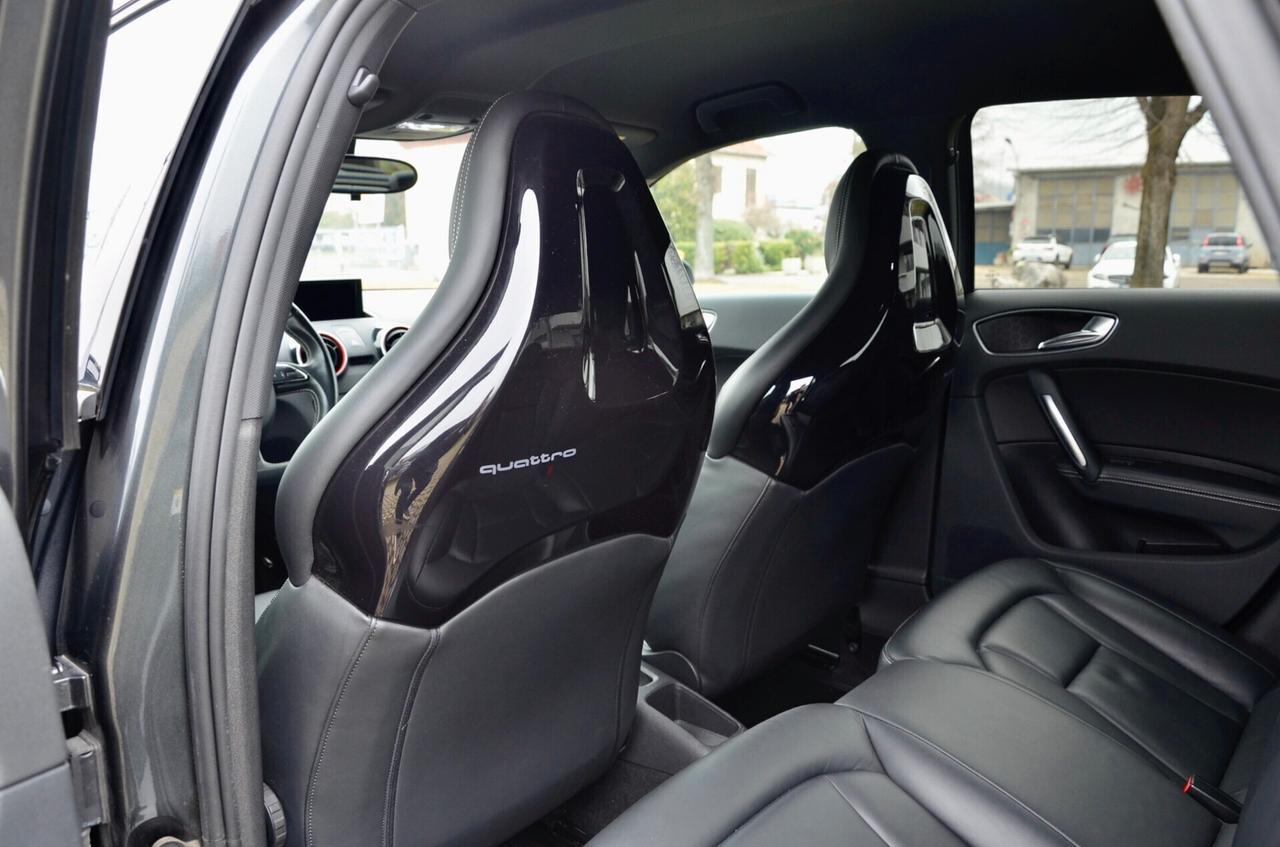 AUDI S1 SPORTBACK 2.0 TFSI QUATTRO 231cv 5p, UFF ITALIANA, SERVICE AUDI, SEDILI GUSCIO, PELLE, XENO, PERMUTE