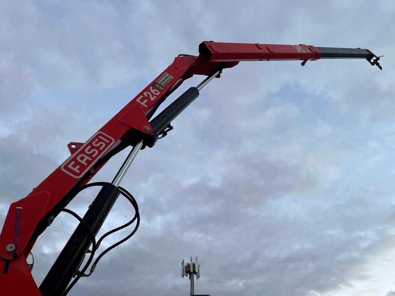 Fiat ducato max 23 -7 posti cassone F. Gru Fassi-2018