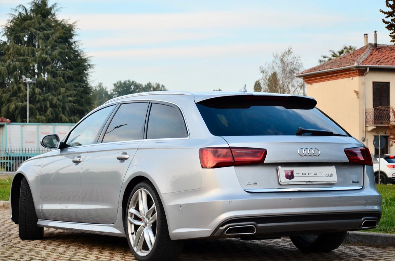 AUDI A6 3.0 TDI V6 S-LINE INT+EXT QUATTRO 218cv S-TRONIC, ECCELLENTI CONDIZIONI, BOLLO 7/26, HI-FI BOSE, SOSPENSIONI PNEUMATICHE, FULL LED, RETROCAMERA, WINTER PACK, PELLE VALCONA, 20", PERMUTE