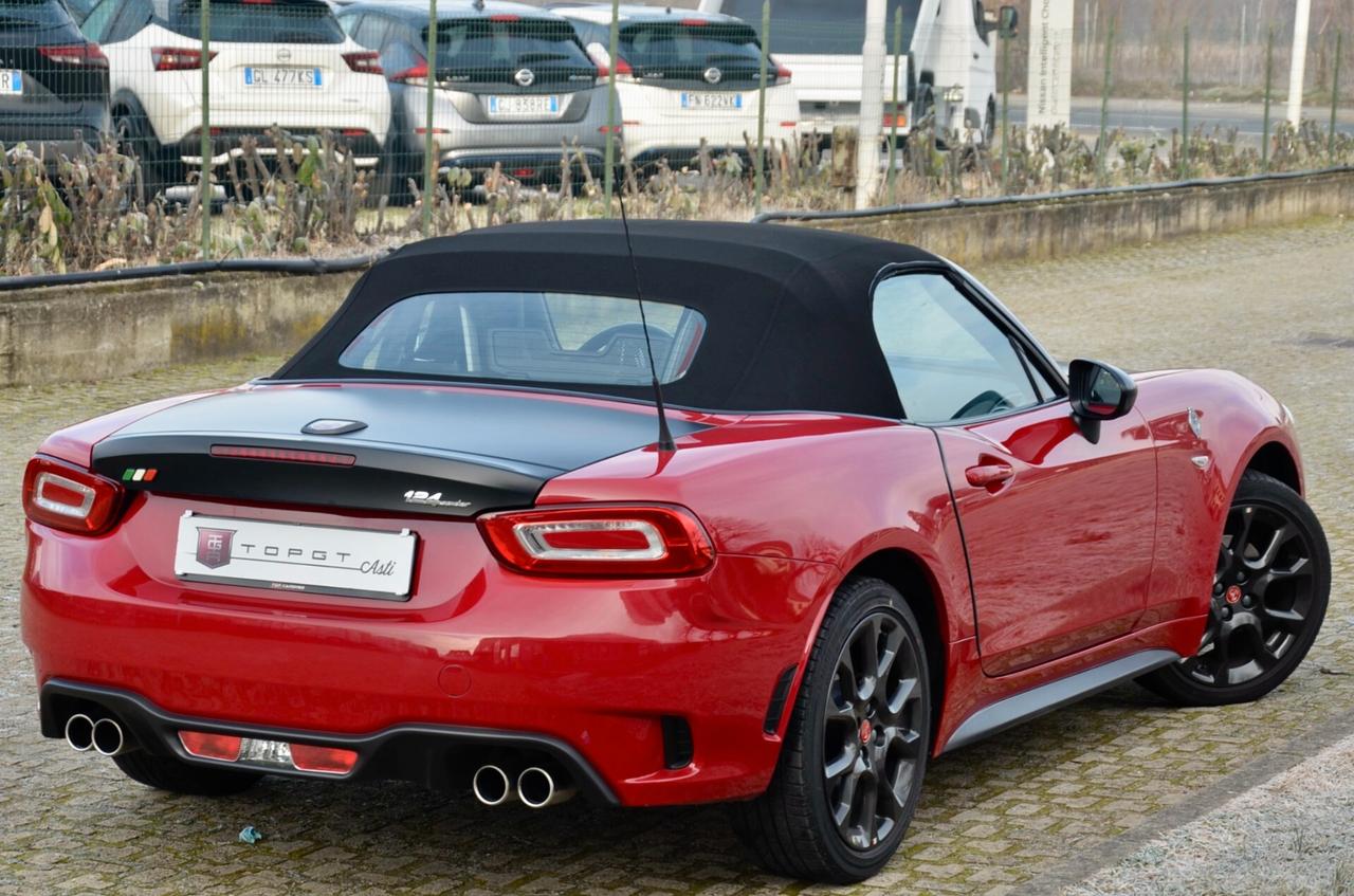 ABARTH 124 SPIDER 1.4 t. m.air 70° 170cv MANUALE, ECCELLENTI CONDIZIONI, SERVICE BOOK PRESENTE, HI-FI BOSE, EURO 6C, PELLE, PERMUTE