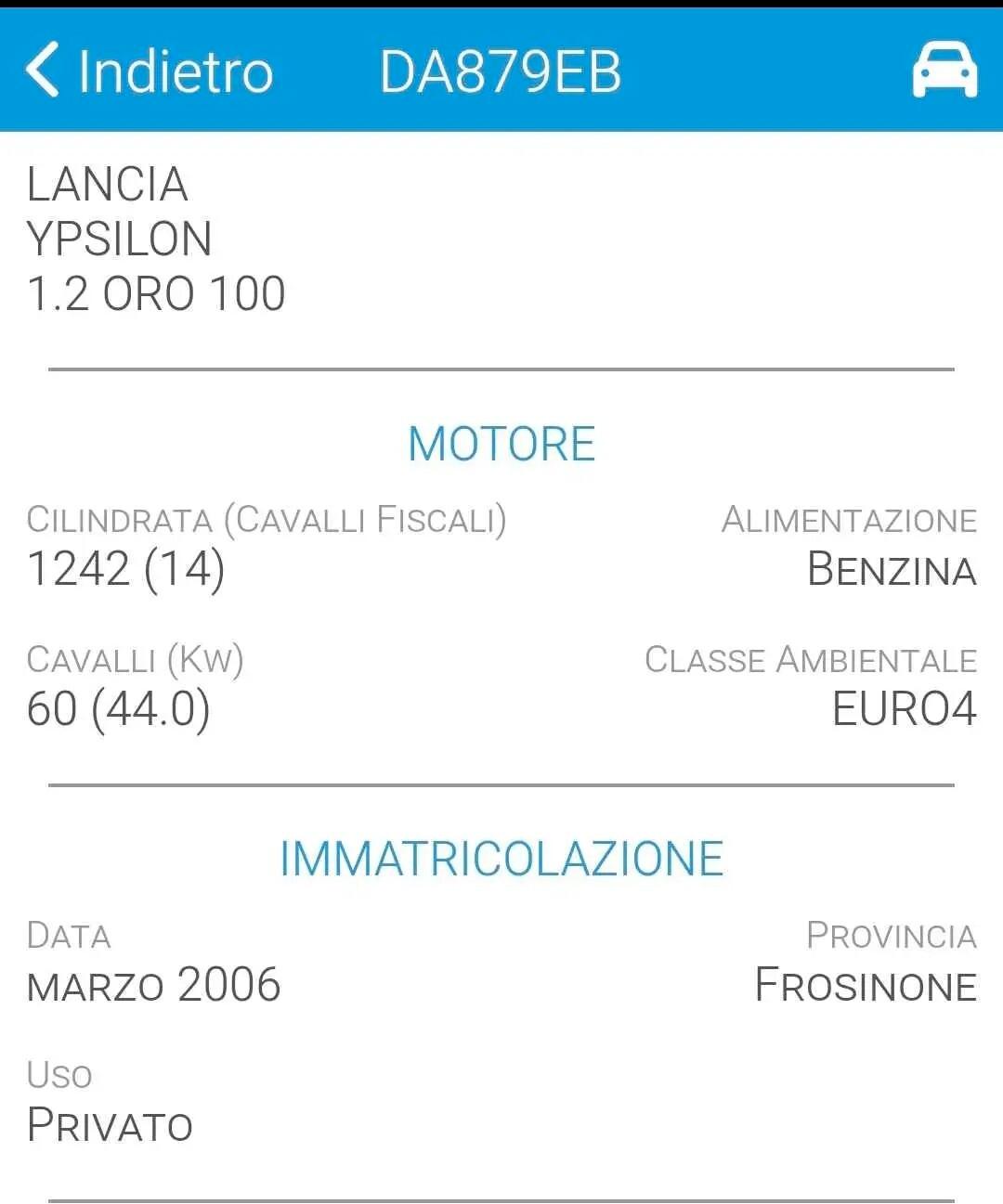 Lancia Ypsilon 1.2 Oro