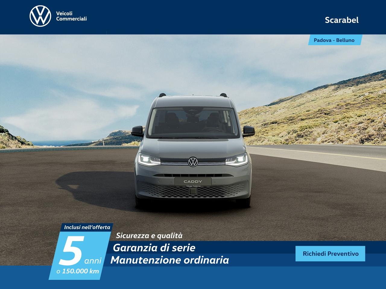 Volkswagen Caddy 1.5 phev 150cv life dsg