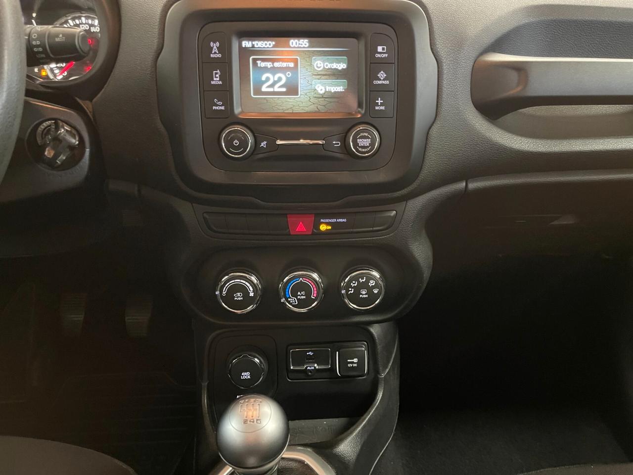 Jeep Renegade Sport 2.0 mjt 4wd 120cv-Ok Neopatent-LEGGI SOTTO