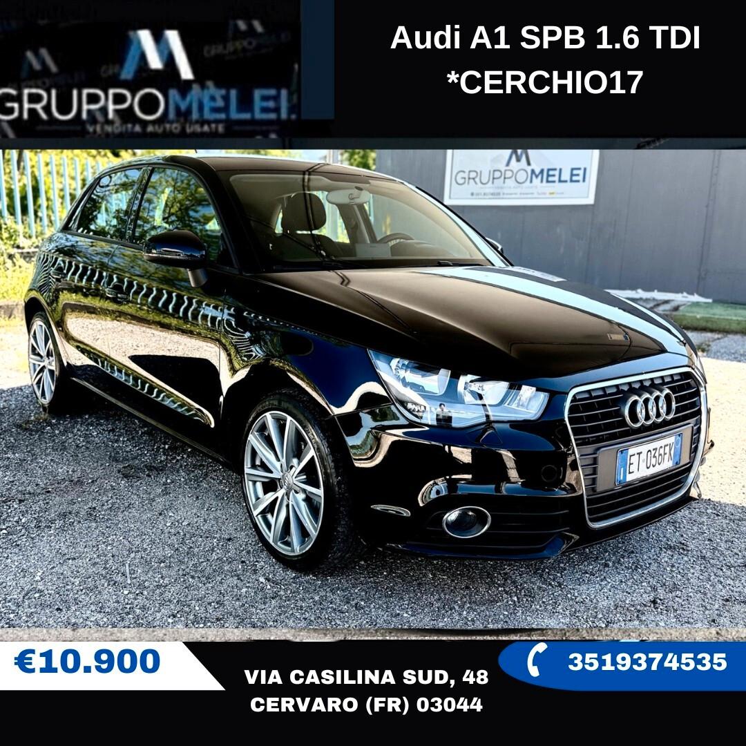 Audi A1 SPB 1.6 TDI *CERCHIO17