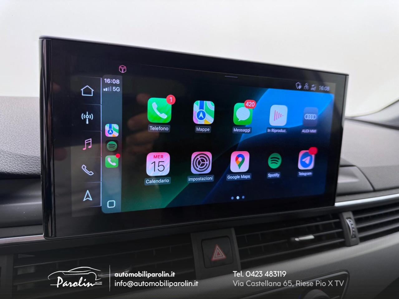 Audi A5 Sportback 40 2.0 tfsi mhev S-line edition S-tronic Blu Turbo