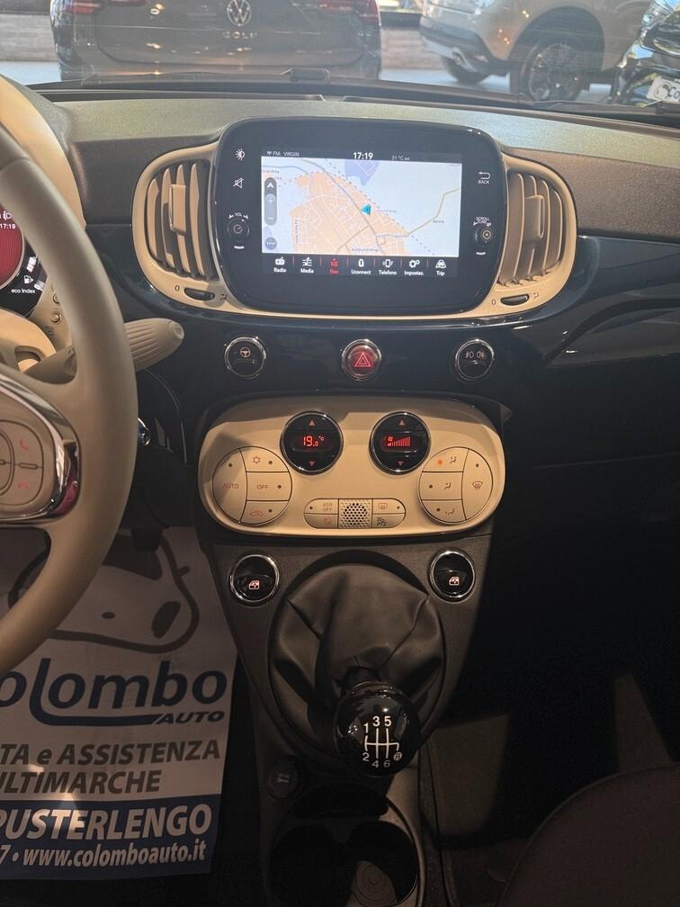 Fiat 500 1.0 hybrid Dolcevita 70cv Virtual Navi App Conn 15" Neopat