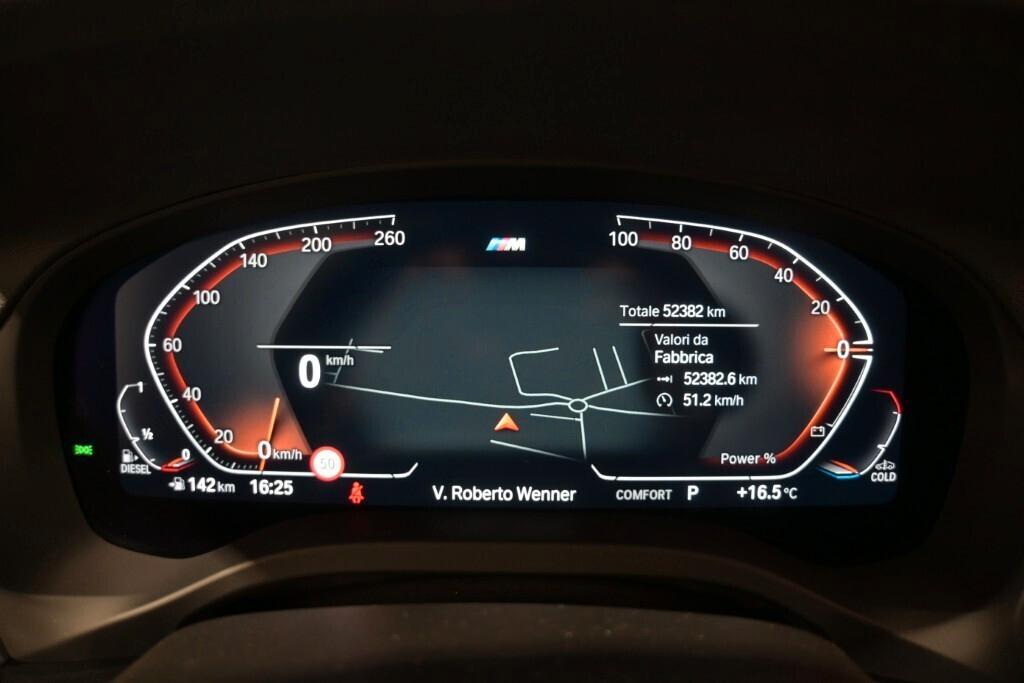 BMW X3 18D 150CV STEPTRONIC 48V S-DRIVE MSPORT ( FARI LED - BMW DIGITAL COCKPIT - PELLE - CLIMA TRIZONA - NAVI - MIRROR - PARK ASSISTANT - TELECAMERA POST. - CERCHI 19 )