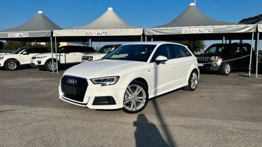 Audi A3 SPB 30 TDI S line Sport UNICO PROPRIETARIO KM CERTIFICATI