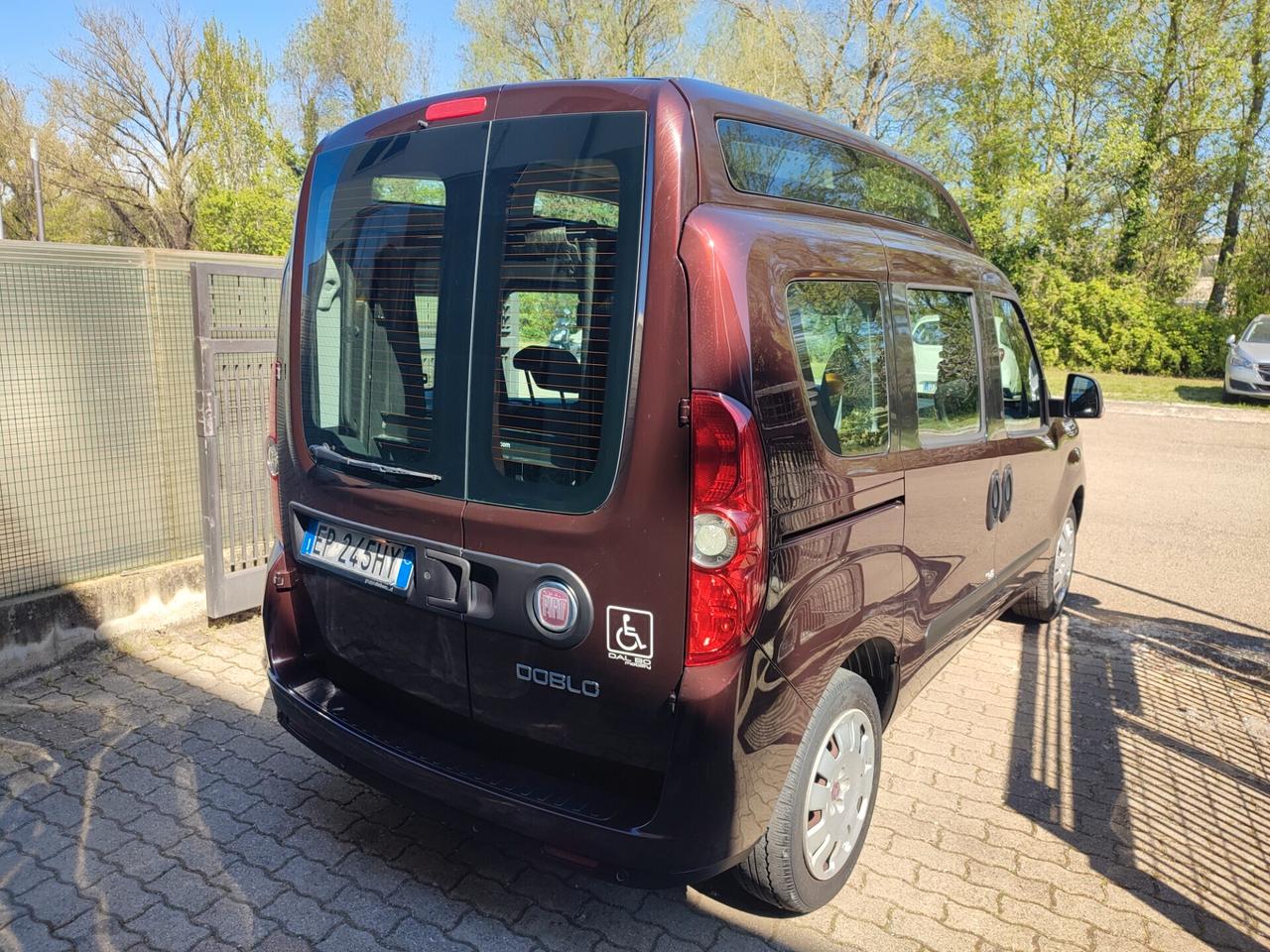 FIAT DOBLO 2012 BENZINA PEDANA DISABILI ELETTRICA TETTO ALTO
