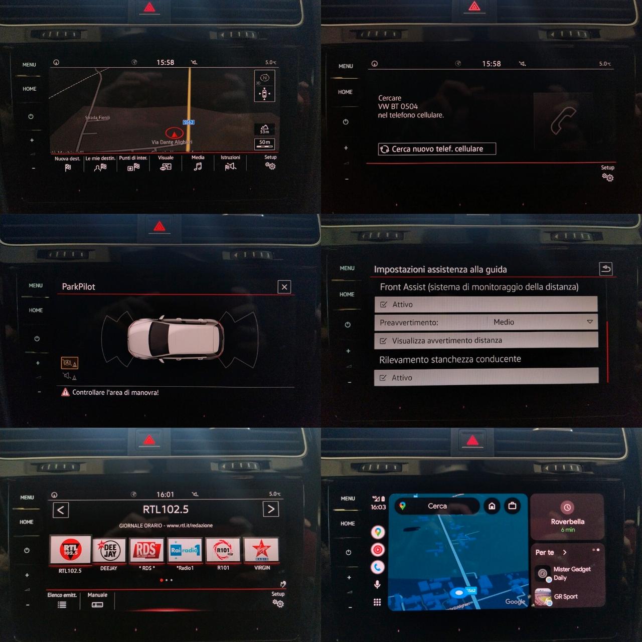 Volkswagen Golf GTI Performance 2.0 245 CV TSI DSG 5p. BMT