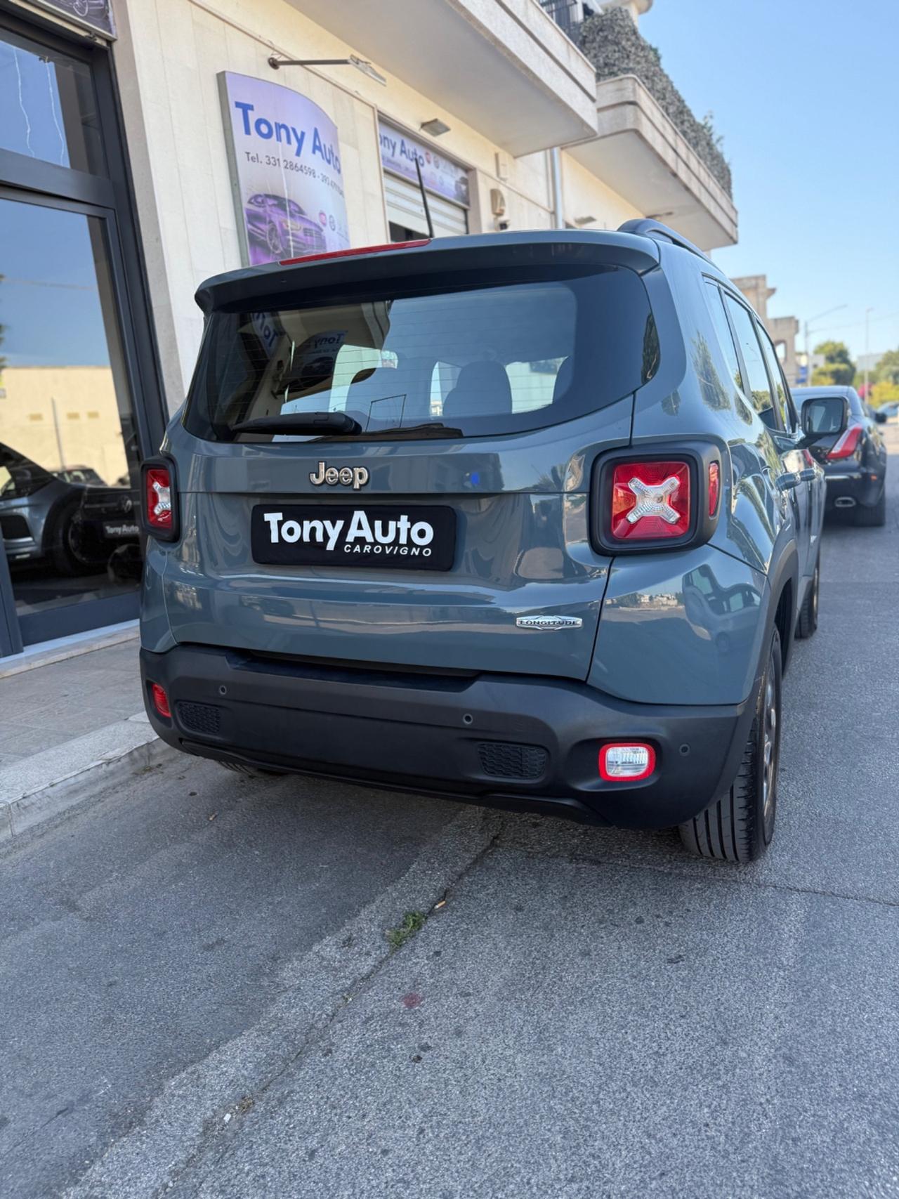Jeep Renegade 1.6 mjt Longitude 120cv NAVIGATORE,ANDROID AUTO,KM CERTIFICATI,UNICO PROPRIETARIO