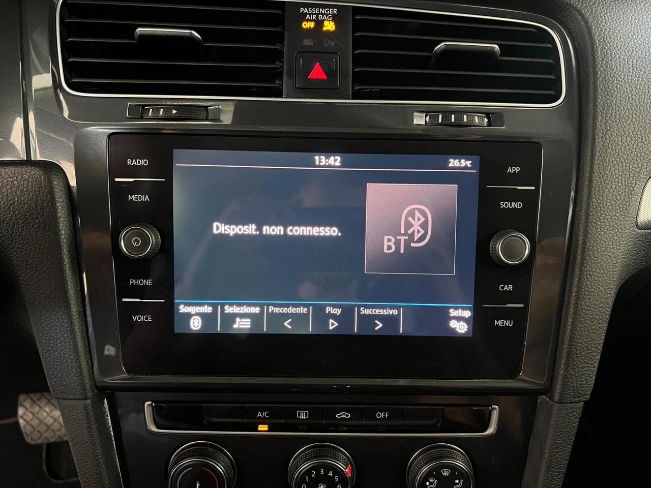 Volkswagen Golf 1.5 TGI DSG 5p. Executive BlueMotion Technology
