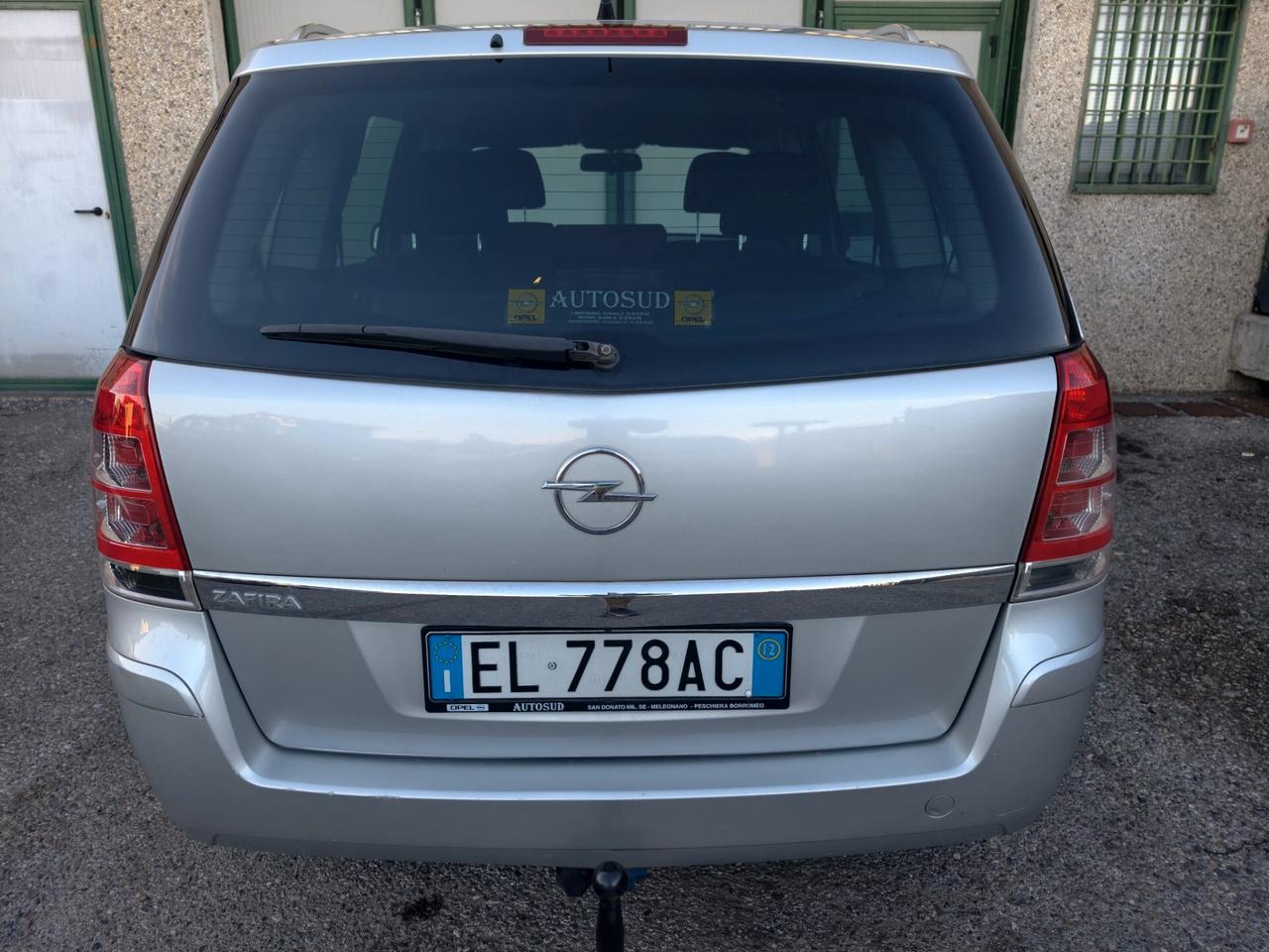 OPEL ZAFIRA 1.6 BENZINA EURO 5 GANCIO TRAINO 7 POSTI 2012