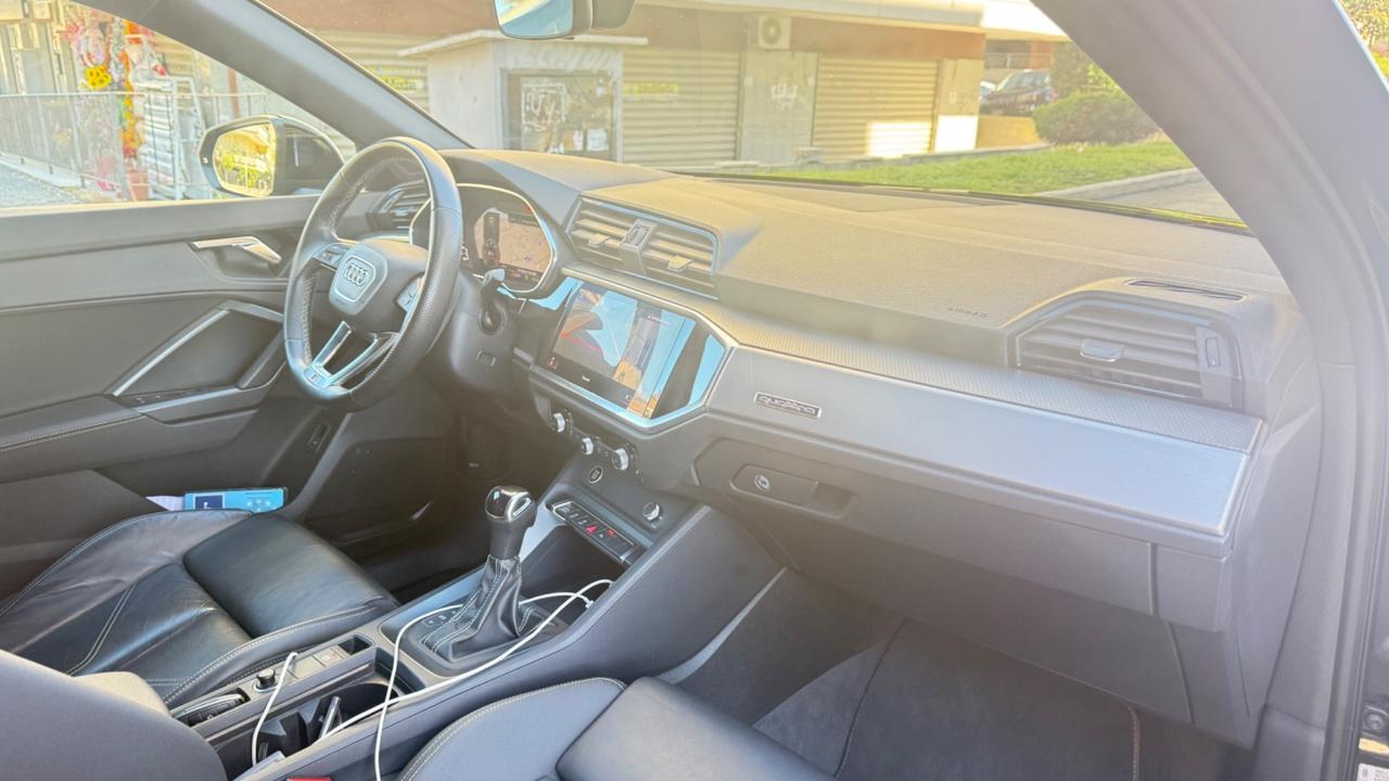 Audi Q3 40 TDI quattro S tronic line edition LED MATRIX PELLE CERCHI 20 COCKPIT KAMERA