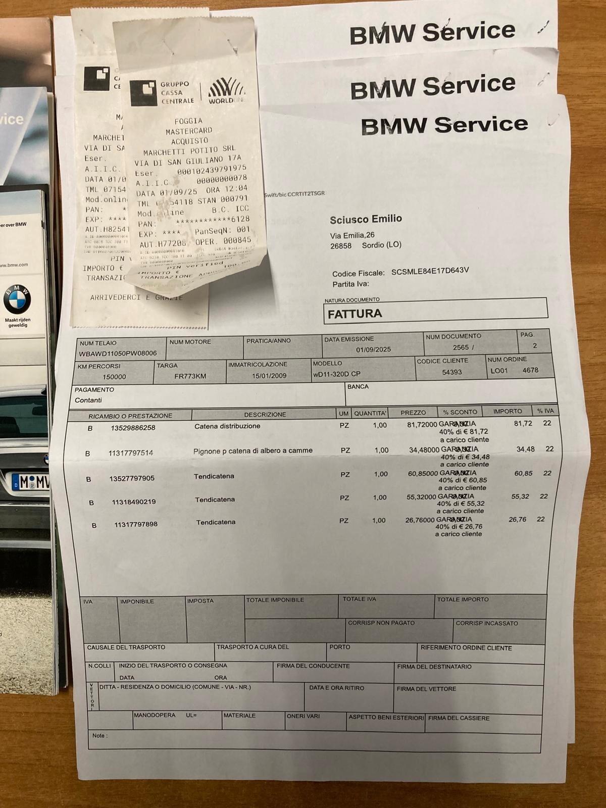 BMW 320D MSPORT COUPE' (E92) - KM ORIGINALI - CATENA NUOVA BMW