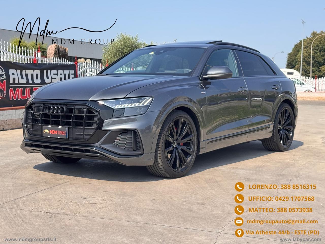 AUDI Q8 50 TDI 286 CV qu.tiptr. S line PLUS TAGLIANDI OFFICIALI