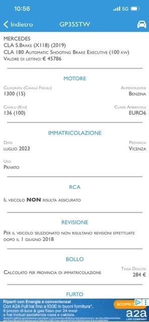 Mercedes-benz CLA 180 Automatic Shooting Brake Premium